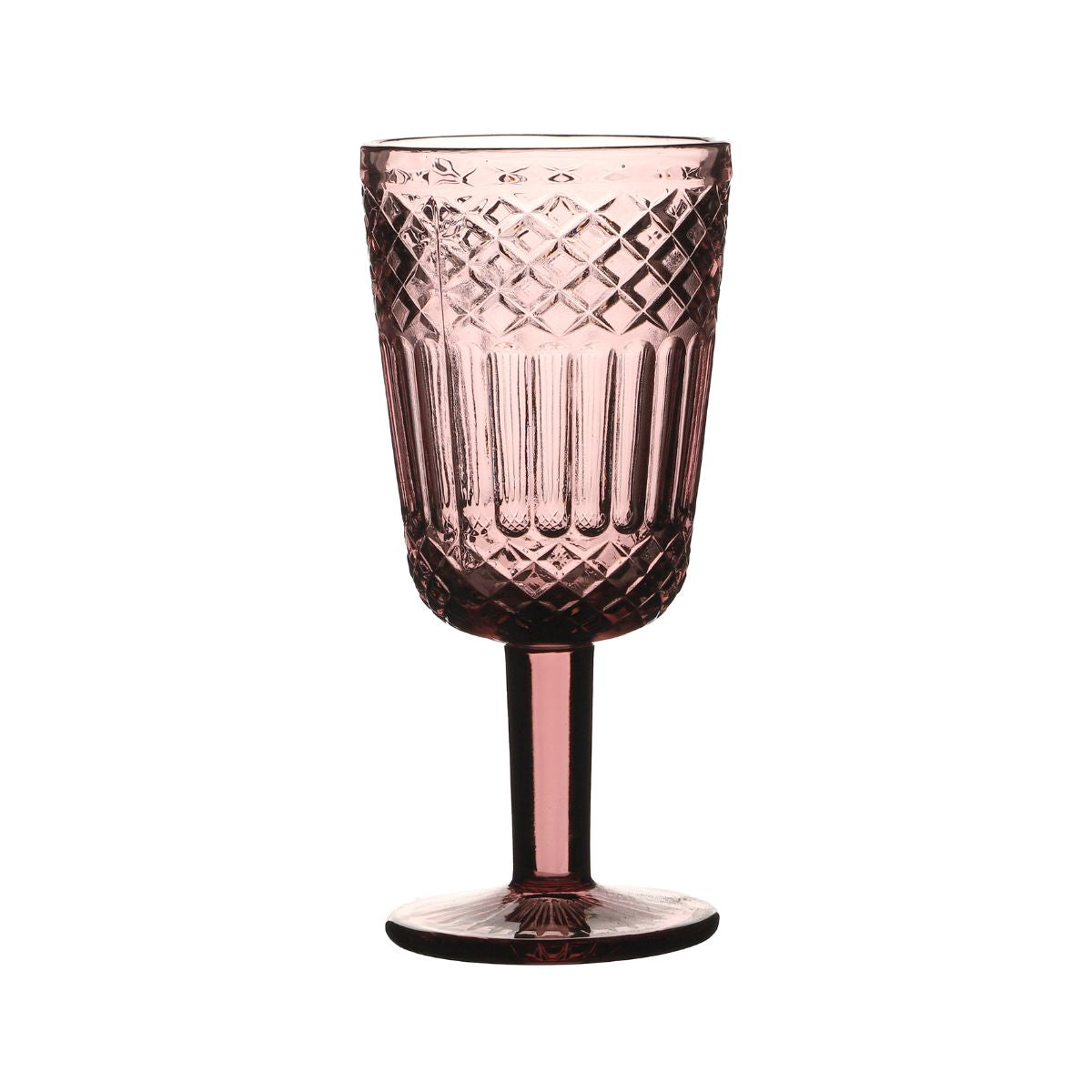 Pahar de vin 300 ml roz din sticla Vitra Urban Living, 1, hectarul.ro