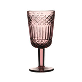 Hectarul - Pahar de vin 300 ml roz din sticla Vitra Urban Living