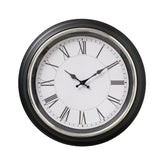 Hectarul - Ceas de perete negru/alb Ø40 cm Baltimore Boltze