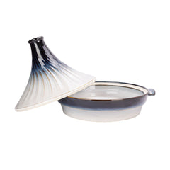 Vas de copt Tajine alb/albastru Ø32 cm Nora Cosy&Trendy