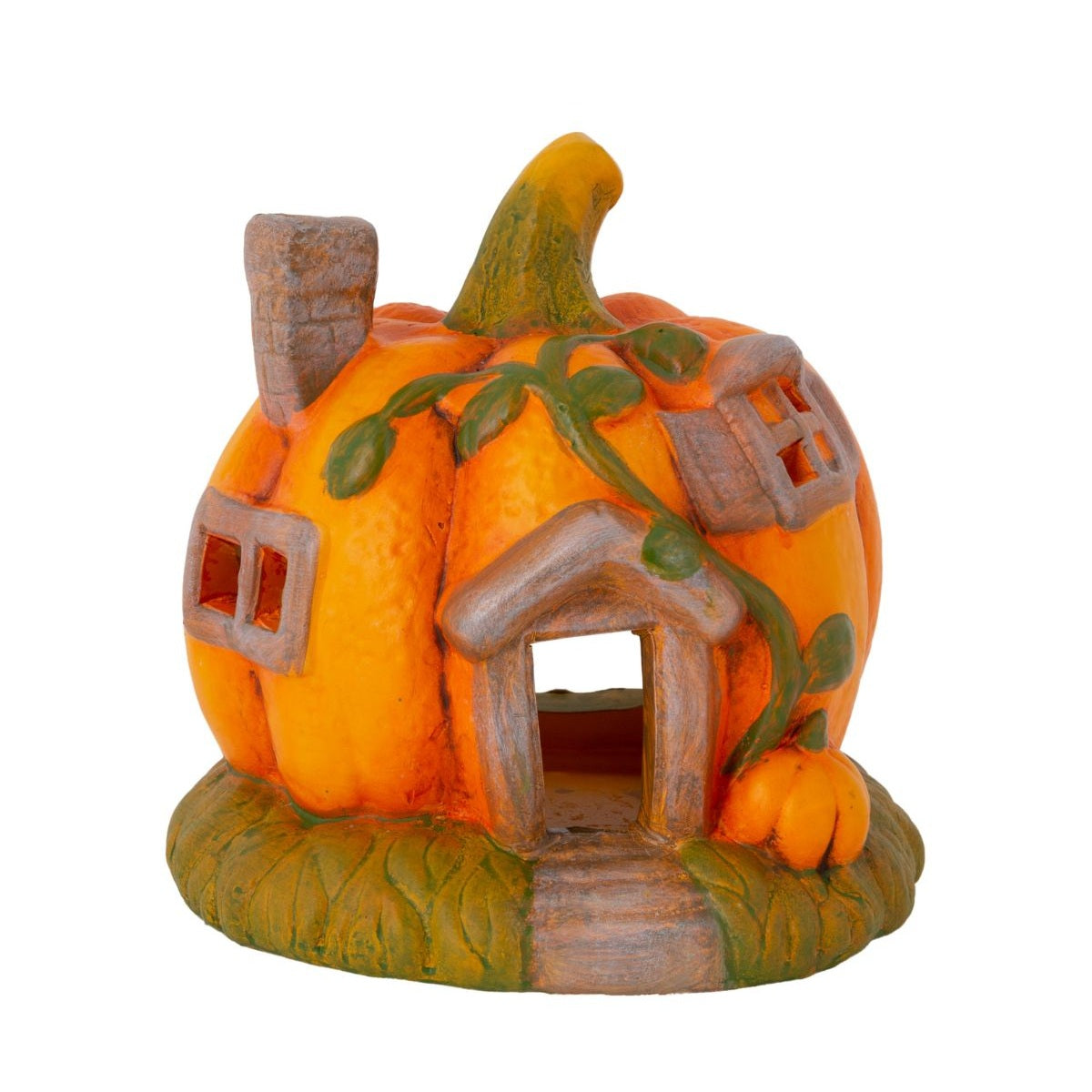 Decoratiune casuta-dovleac 16x15,7x16 cm din ceramica Cosy&Trendy, 1, hectarul.ro