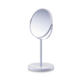 Hectarul - Oglinda cosmetica cu 2 fete, alba, din metal, Ø17, Cosmetic Mirror Zeller