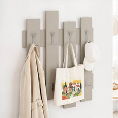 Cuier bej-nisipiu din PAL melaminat 64x81 cm Wave Decortie