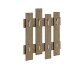 Hectarul - Cuier maro nuc din PAL melaminat 64x81 cm Wave Decortie