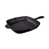Hectarul - Tigaie-grill patrata 27x27 cm din fonta Black Collection Tramontina
