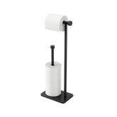 Hectarul - Suport pentru role de hartie, negru, din otel galvanizat, 20 x 12 x 52 cm, Cappa Umbra