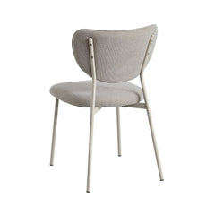 Scaun dining stivuibil Forum, bej-taupe, material textil si cadru metalic