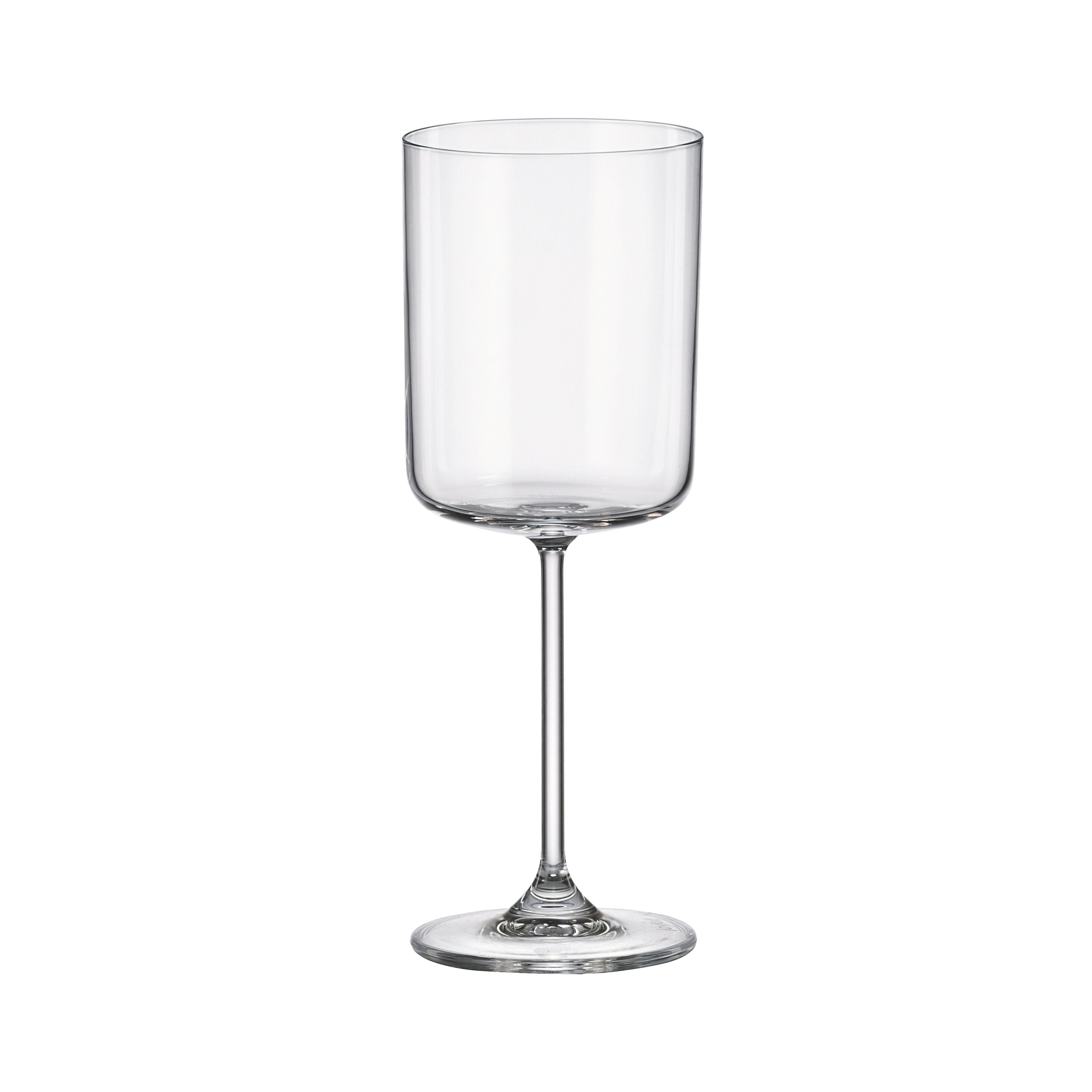 Set de 6 pahare pentru vin alb, transparent, din cristal de Bohemia, 300 ml, Anita White Wine, 1, hectarul.ro