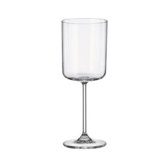 Set de 6 pahare pentru vin alb, transparent, din cristal de Bohemia, 300 ml, Anita White Wine