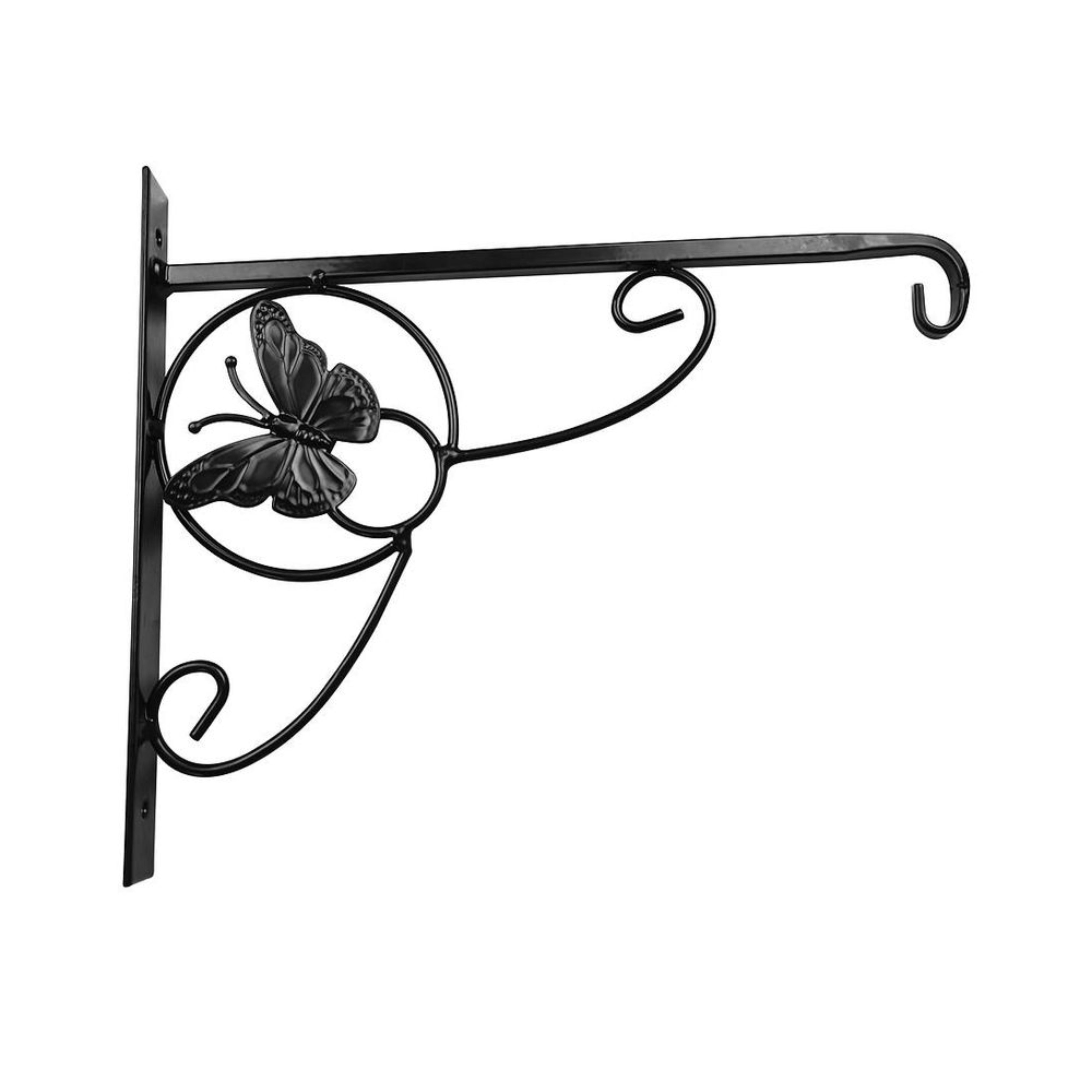 Suport agatatoare pentru ghivece negru din otel Butterfly Strend Pro, 1, hectarul.ro
