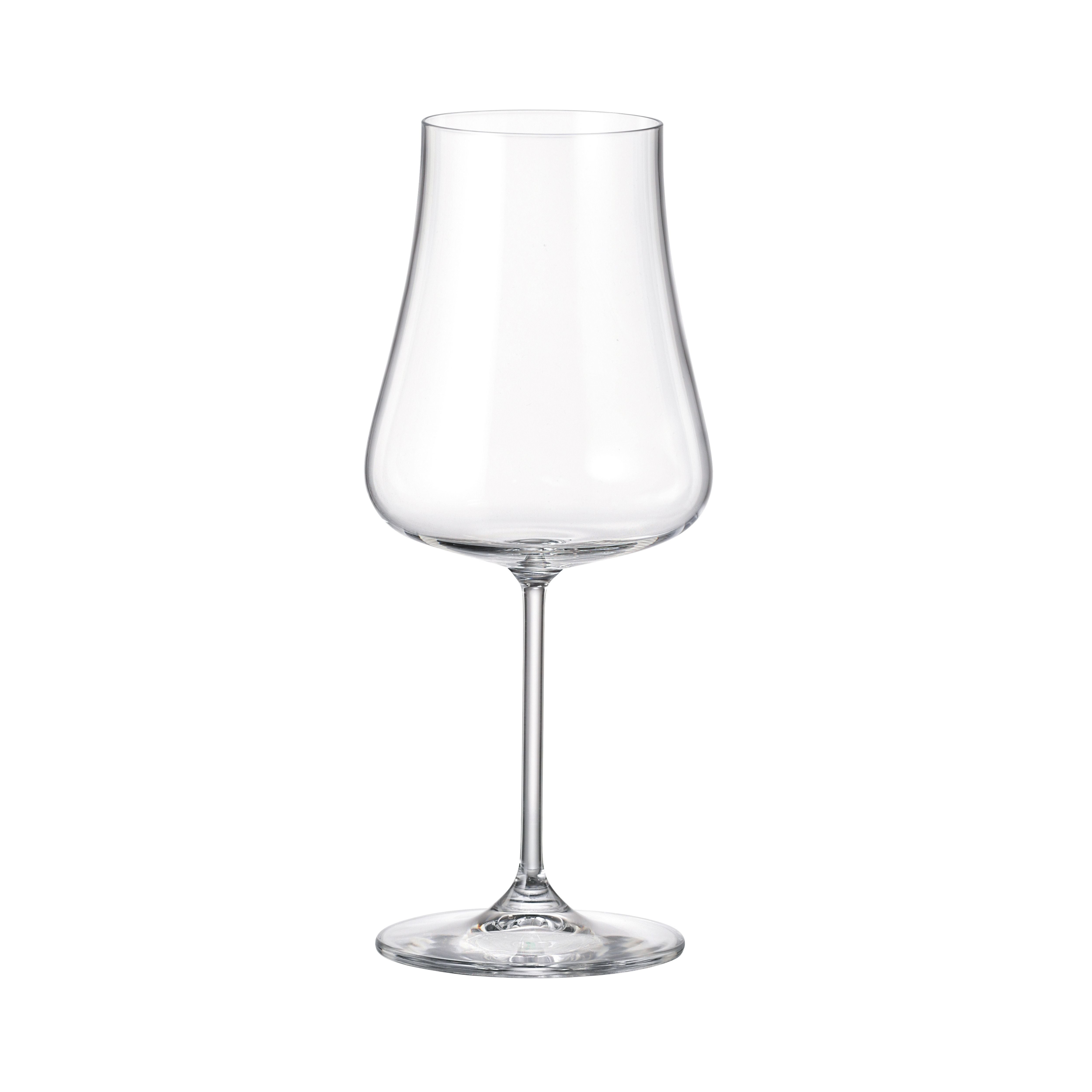 Set de 6 pahare pentru vin rosu, din cristal de Bohemia, 510 ml, Aira Red Wine, 1, hectarul.ro