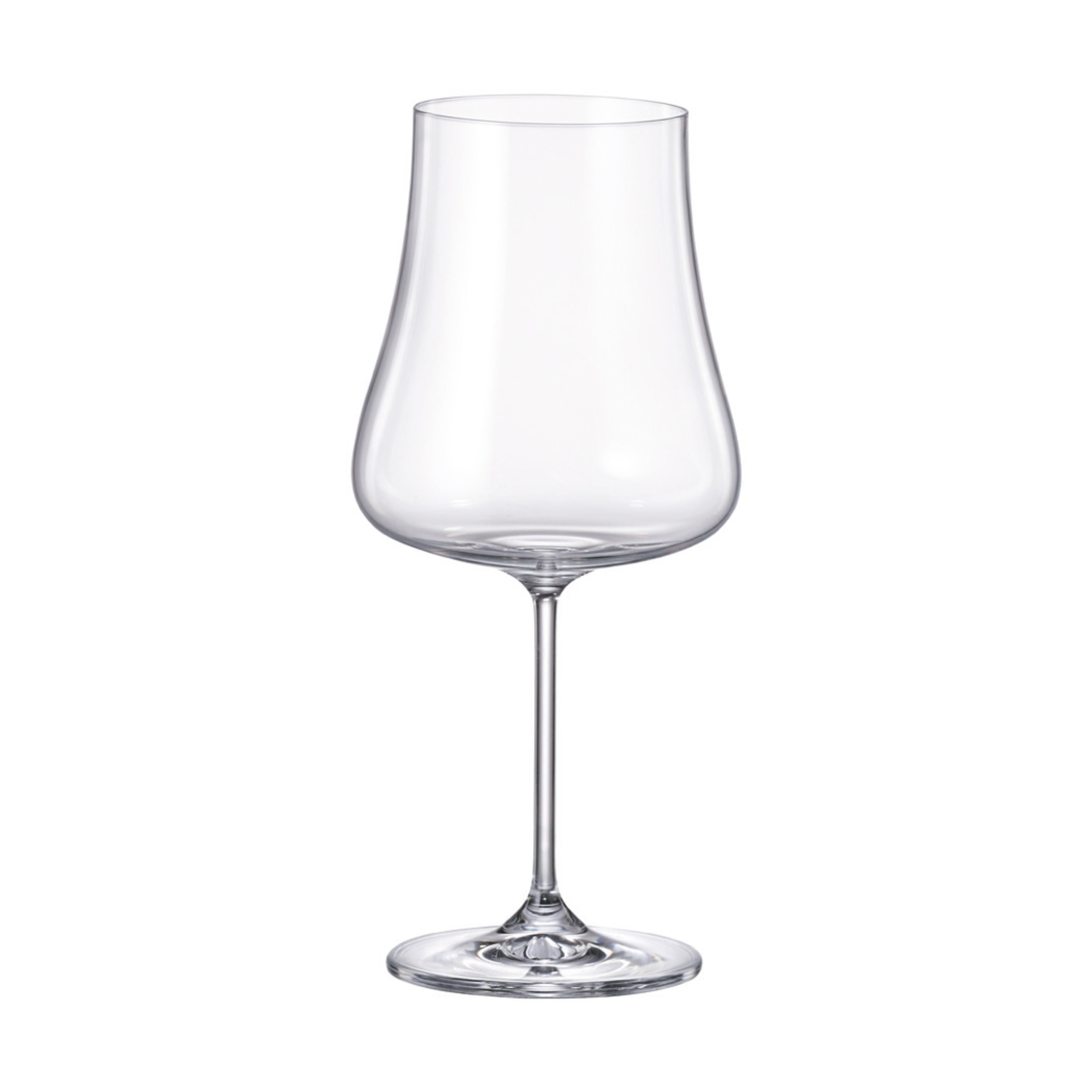 Set de 6 pahare pentru vin rosu, din cristal de Bohemia, 680 ml, Aira Red Wine, 1, hectarul.ro