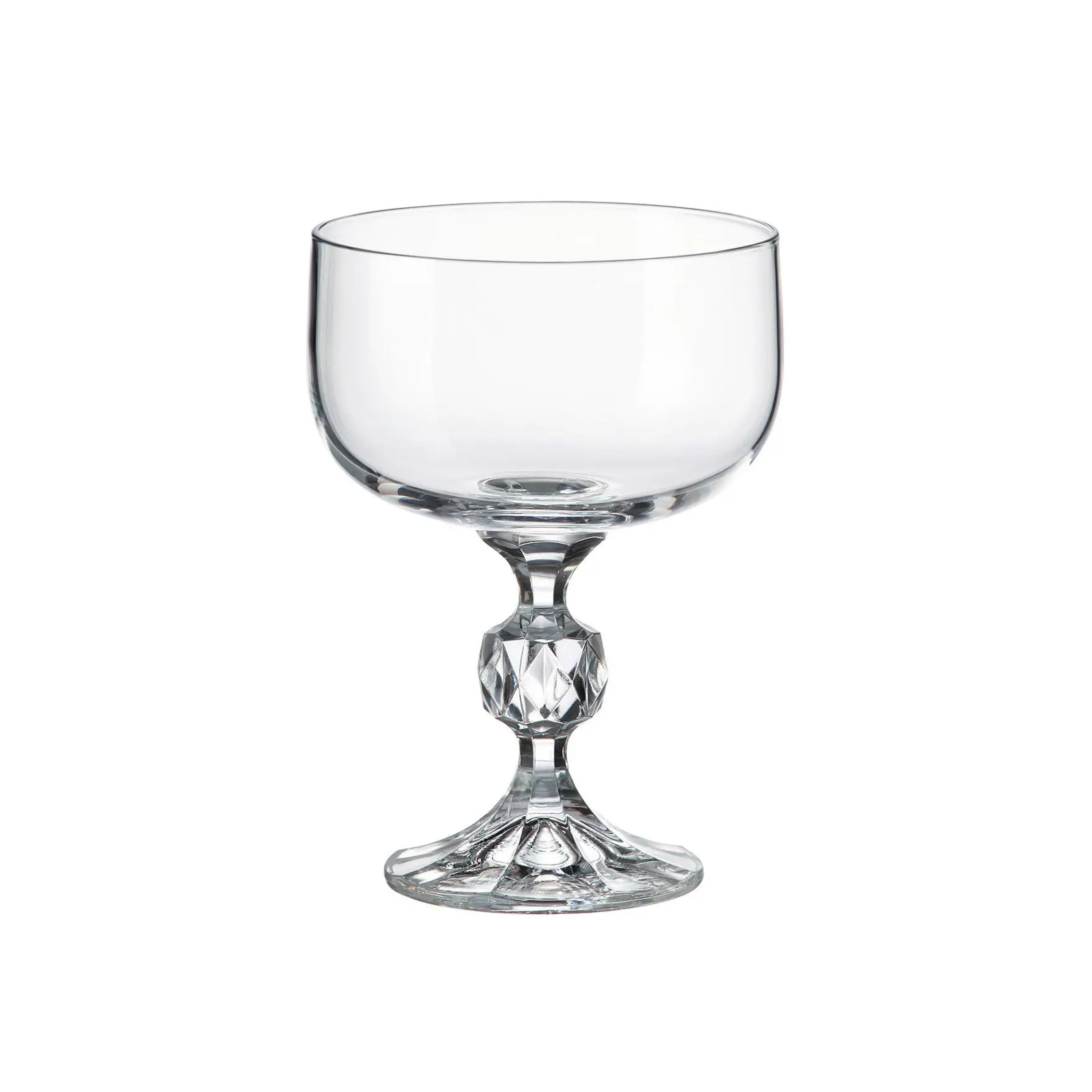 Set 6 cupe sampanie din cristal de Bohemia, 200 ml, Sterna, 1, hectarul.ro