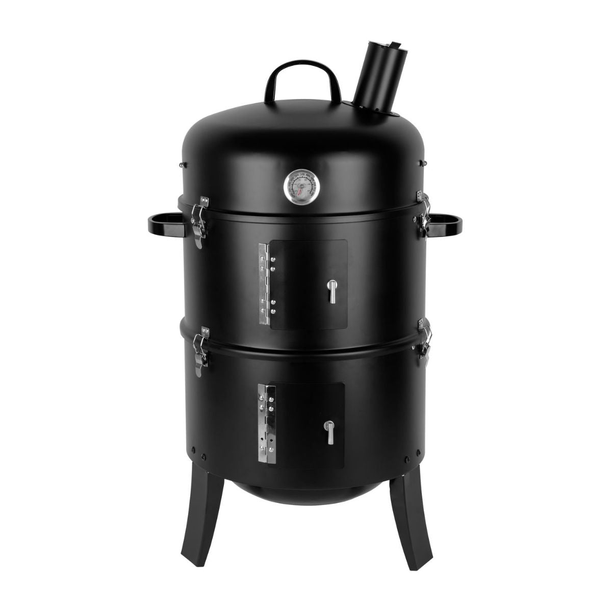 Gratar 3 in 1 Pro Smoker pe carbuni,cu afumatoare Strend PRO, 1, hectarul.ro