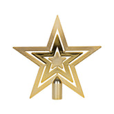 Hectarul - Varf de brad stea de Craciun aurie 20 cm MagicHome