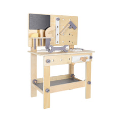 Atelier din lemn cu unelte DIY, pentru copii, 67 cm