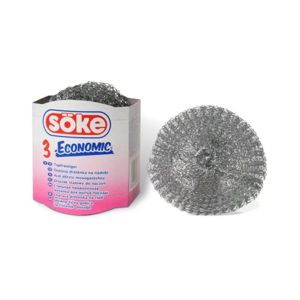 Set 3 spirale metalice (sarma de vase) Soke Spontex, 1, hectarul.ro