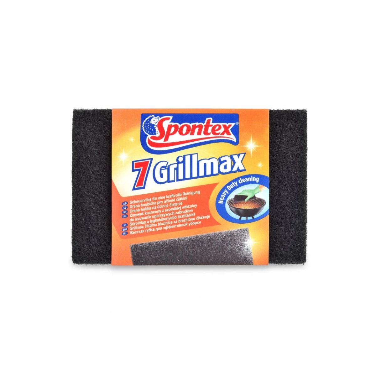 Set 7 bureti de curatat gratarul 15×10 cm Grillmax Spontex, 1, hectarul.ro