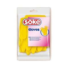 Set 2 manusi menaj (S) galbene Economic Soke Spontex