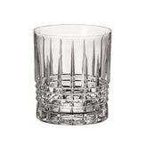 Hectarul - Set de 6 pahare pentru whisky, transparent, din cristal de Bohemia, 350 ml, Bohemia Whisky Coll. Pinna