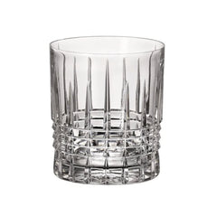 Set de 6 pahare pentru whisky, transparent, din cristal de Bohemia, 350 ml, Bohemia Whisky Coll. Pinna