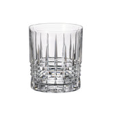 Hectarul - Set de 6 pahare pentru whisky, transparent, din cristal de Bohemia, 350 ml, Bohemia Whisky Coll. Pinna