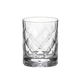 Hectarul - Set de 6 pahare pentru whisky, transparent, din cristal de Bohemia, 350 ml, Bohemia Whisky Coll. Tiny