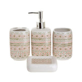 Hectarul - Set ceramic cu 4 piese pentru baie Inart, multicolor, assorted