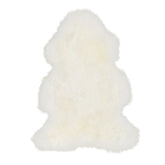 Hectarul - Blana naturala de oaie Texel, XXL (> 110 cm), culoare alba