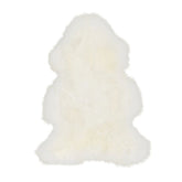 Hectarul - Blana naturala de oaie Texel, L (90-100 cm), culoare alba