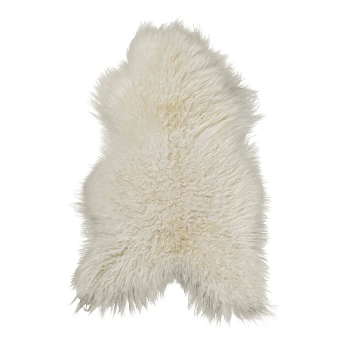 Blana naturala de oaie islandeza XL (100-110 cm), culoare alba, 1, hectarul.ro