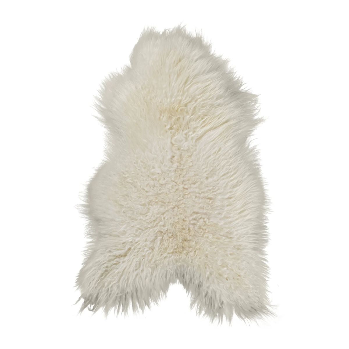 Blana naturala de oaie islandeza L (90-100 cm), culoare alba, 1, hectarul.ro