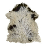 Hectarul - Blana naturala de oaie tibetana creata, XL (100-110 cm), culoare maro mix