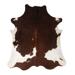 Piele naturala de vita, 2-3 m2, culoare rosu cu alb