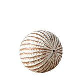 Hectarul - Decoratiune alba din polirasina 10 cm Nature Wood Yazhi
