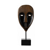 Hectarul - Decoratiune masca tribala maro din polirasina 40.5 cm Figurine Yazhi