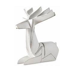 Decoratiune ren alb din polirasina 33.5 cm Animal Yazhi