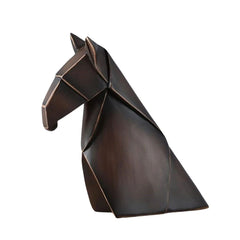 Decoratiune cal maro din polirasina 33 cm Animal Yazhi
