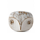 Hectarul - Decoratiune bufnita alba din polirasina 8.5 cm Tiny Animal Yazhi