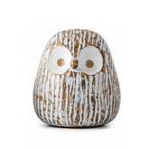 Hectarul - Decoratiune bufnita alba din polirasina 11 cm Tiny Animal Yazhi