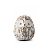Hectarul - Decoratiune bufnita alba din polirasina 8 cm Tiny Animal Yazhi