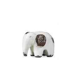 Decoratiune elefant alb din polirasina 9 cm Tiny Animal Yazhi