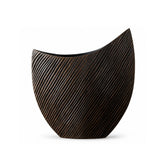 Hectarul - Vaza maro din polirasina 32 cm Straight Line Yazhi