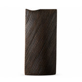 Hectarul - Vaza maro din polirasina 40.5 cm Straight Line Yazhi