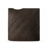 Hectarul - Vaza maro din polirasina 33.5 cm Straight Line Yazhi