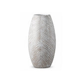 Hectarul - Vaza alba din polirasina 35 cm Straight Line Yazhi
