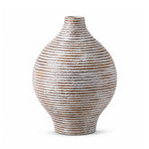 Hectarul - Vaza alba din polirasina 24 cm Straight Line Yazhi