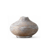 Hectarul - Vaza alba din polirasina 8.5 cm Straight Line Yazhi