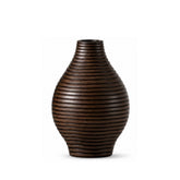 Hectarul - Vaza maro din polirasina 17.5 cm Straight Line Yazhi