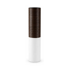 Vaza maro si alba din polirasina 64 cm Imitate Wood Yazhi